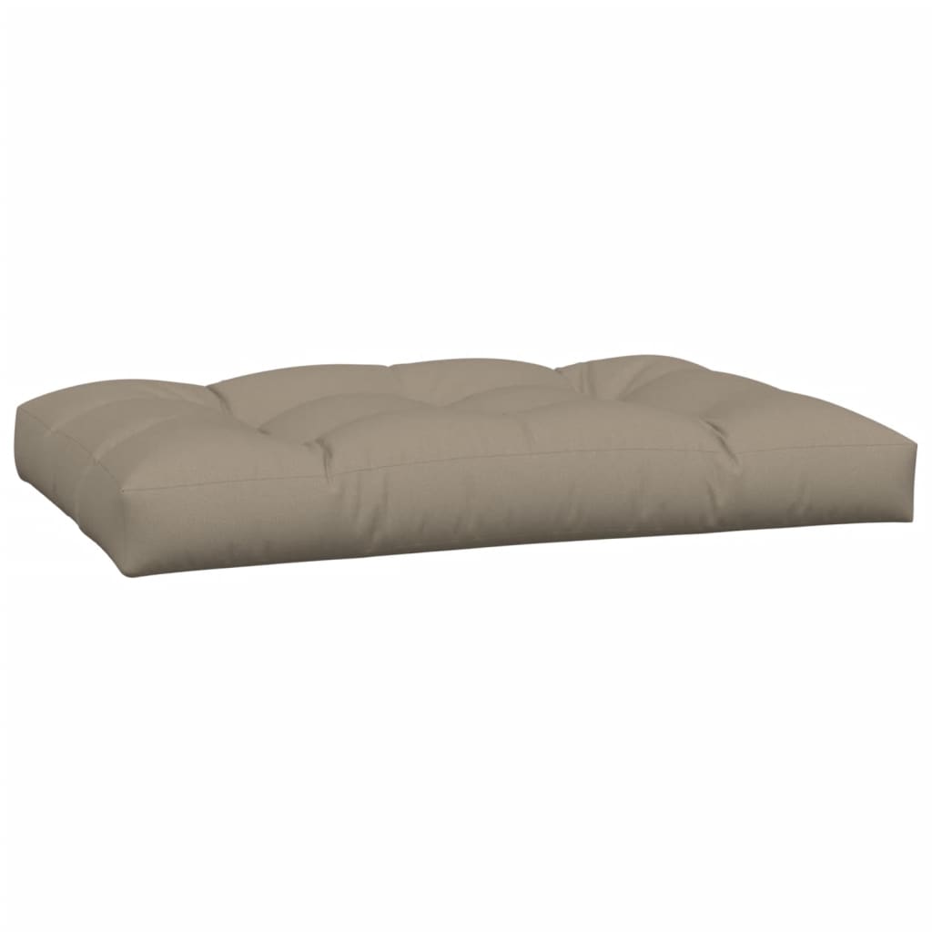 Perne de paleți, 2 buc., gri taupe, material textil GartenMobel Dekor