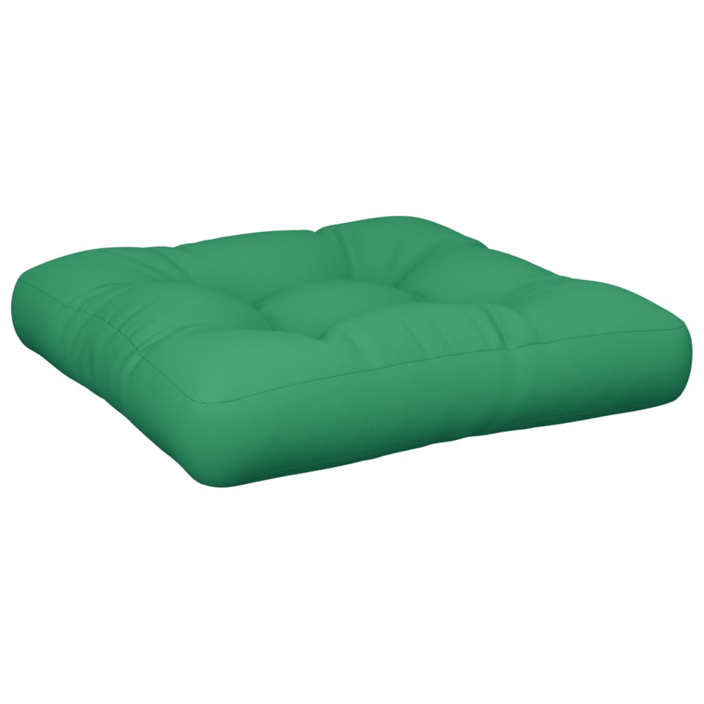 Perne de paleți, 2 buc, verde, material textil GartenMobel Dekor
