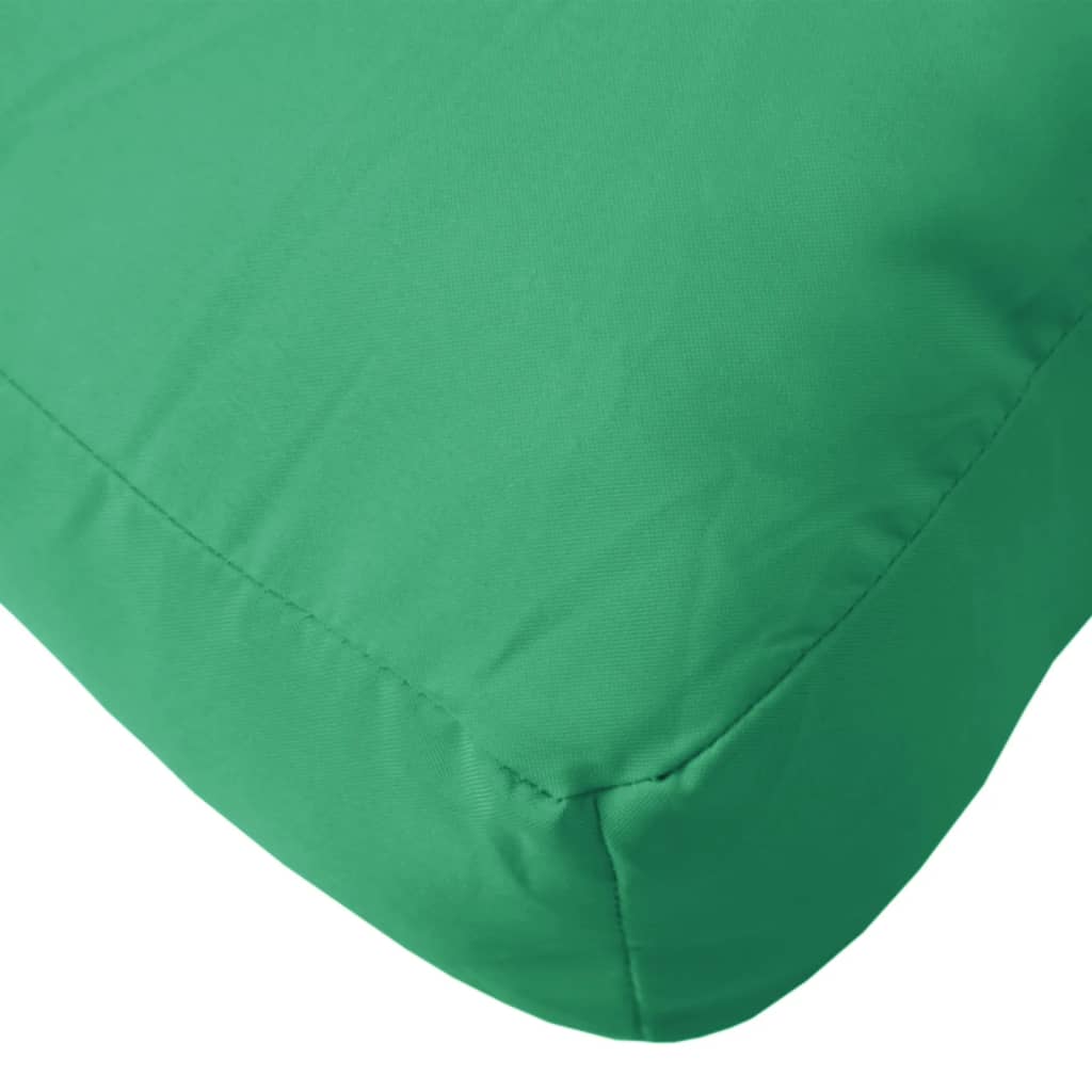 Perne de paleți, 2 buc, verde, material textil GartenMobel Dekor