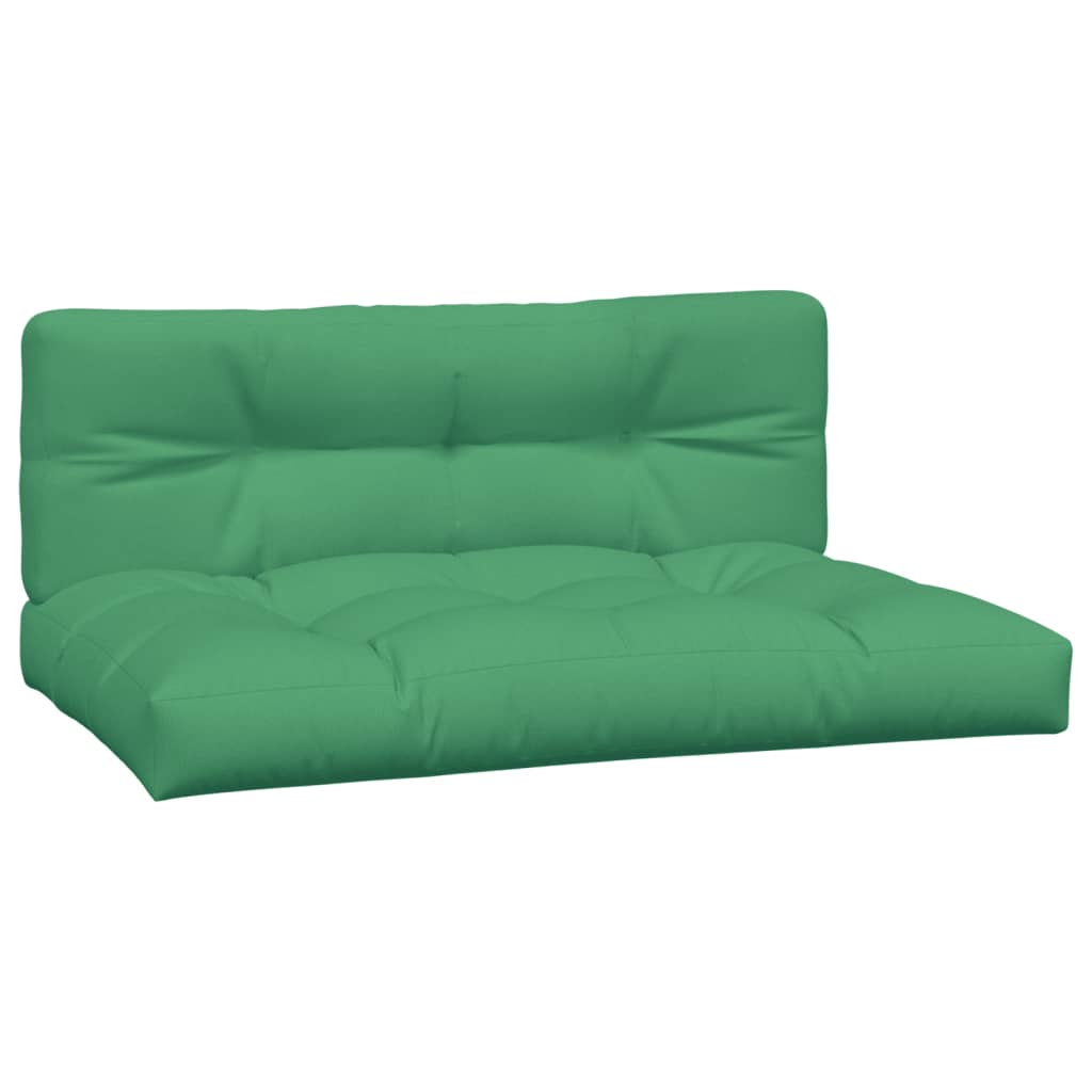 Perne de paleți, 2 buc, verde, material textil GartenMobel Dekor