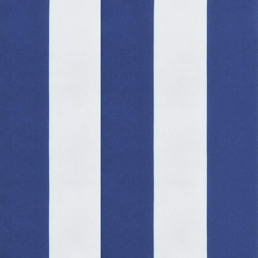 Pernă de bancă dungi albastre și albe 150x50x4 cm textil oxford GartenMobel Dekor
