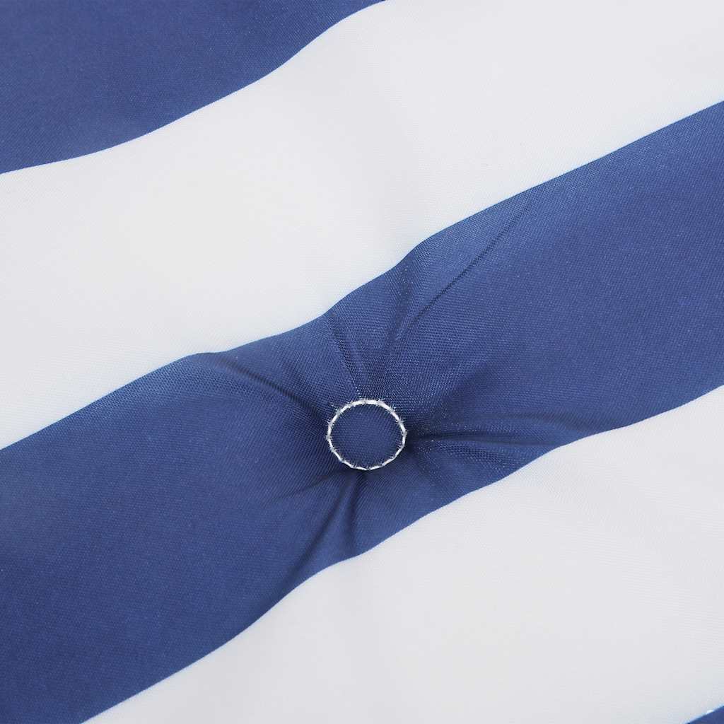 Pernă de bancă dungi albastre și albe 150x50x4 cm textil oxford GartenMobel Dekor