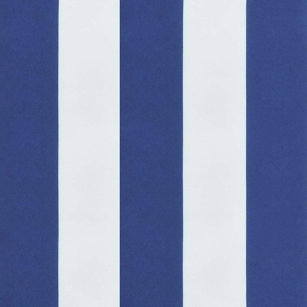 Perne de scaun, 2 buc., dungi albastru&alb, 40x40x4 cm, textil GartenMobel Dekor
