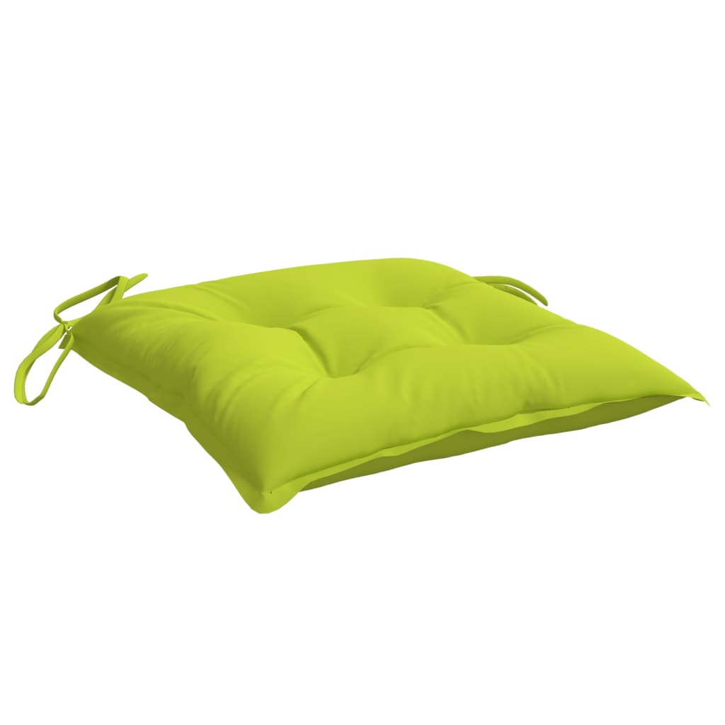 Perne de scaun, 2 buc., verde aprins, 40x40x7 cm, textil oxford GartenMobel Dekor