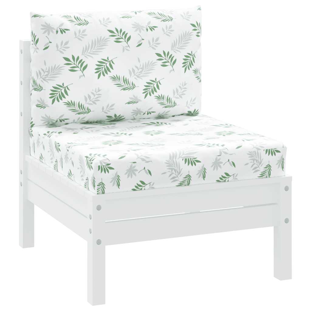 Perne pentru paleți, 2 buc., model de frunze, țesătură oxford GartenMobel Dekor