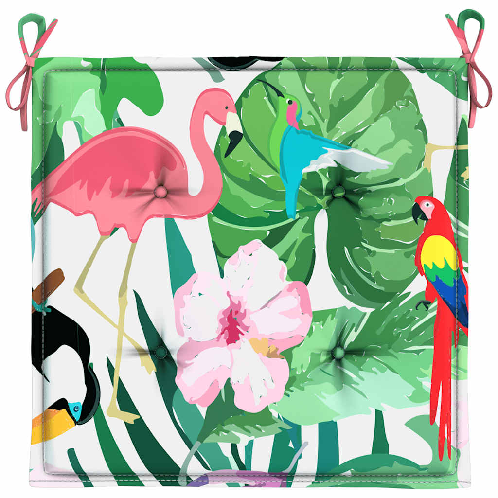 Perne scaun de grădină, 2 buc., multicolor, 40x40x4 cm, textil GartenMobel Dekor