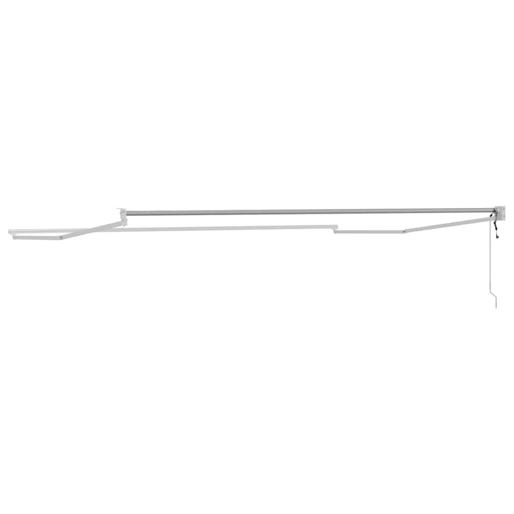 Copertină Alb 5 x 3 m Metal GartenMobel Dekor