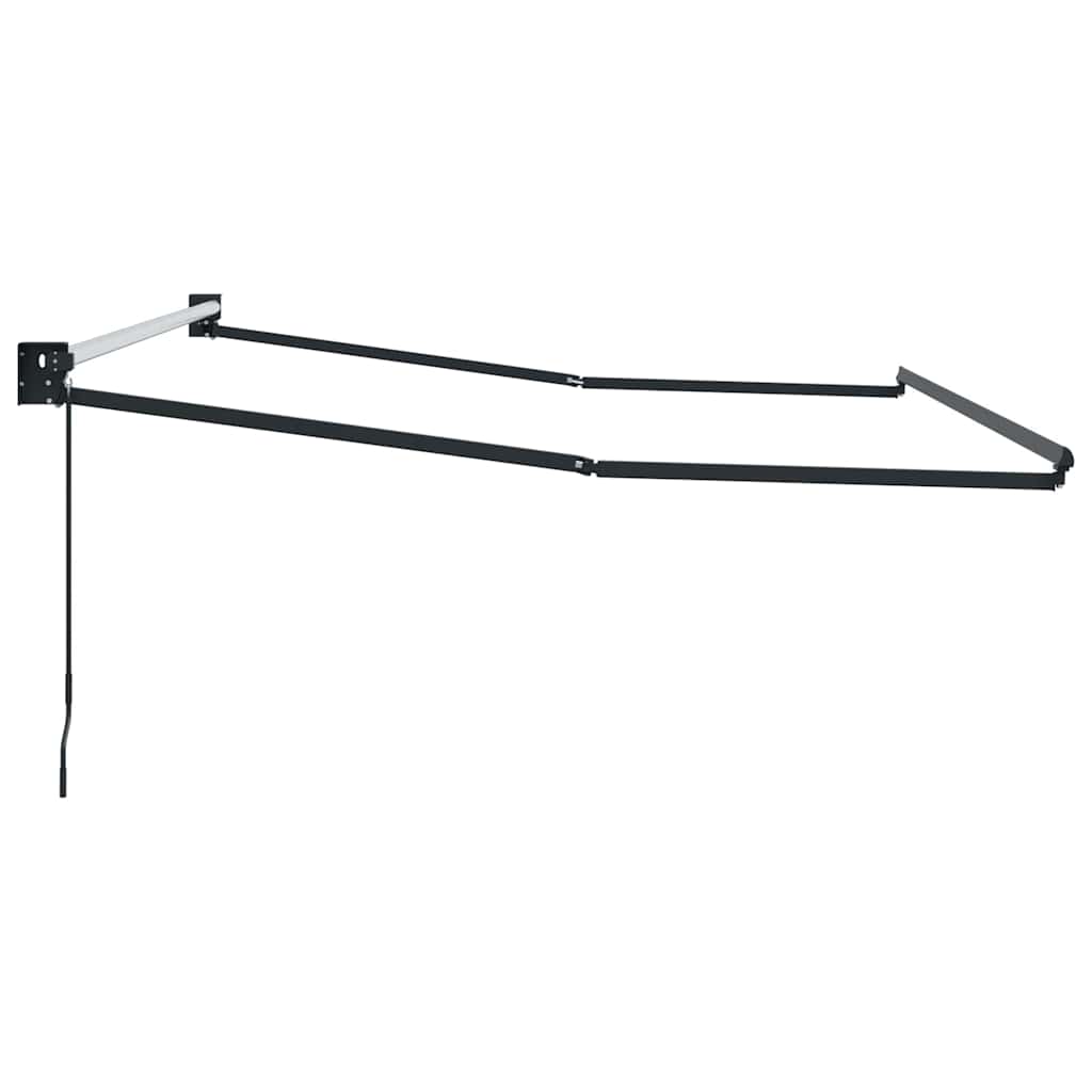 Copertină Manual Antracit 3,5 x 2,5 m Metal GartenMobel Dekor