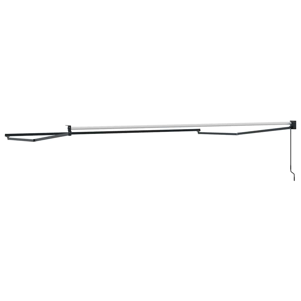 Copertină Manual Antracit 5 x 3 m Metal GartenMobel Dekor