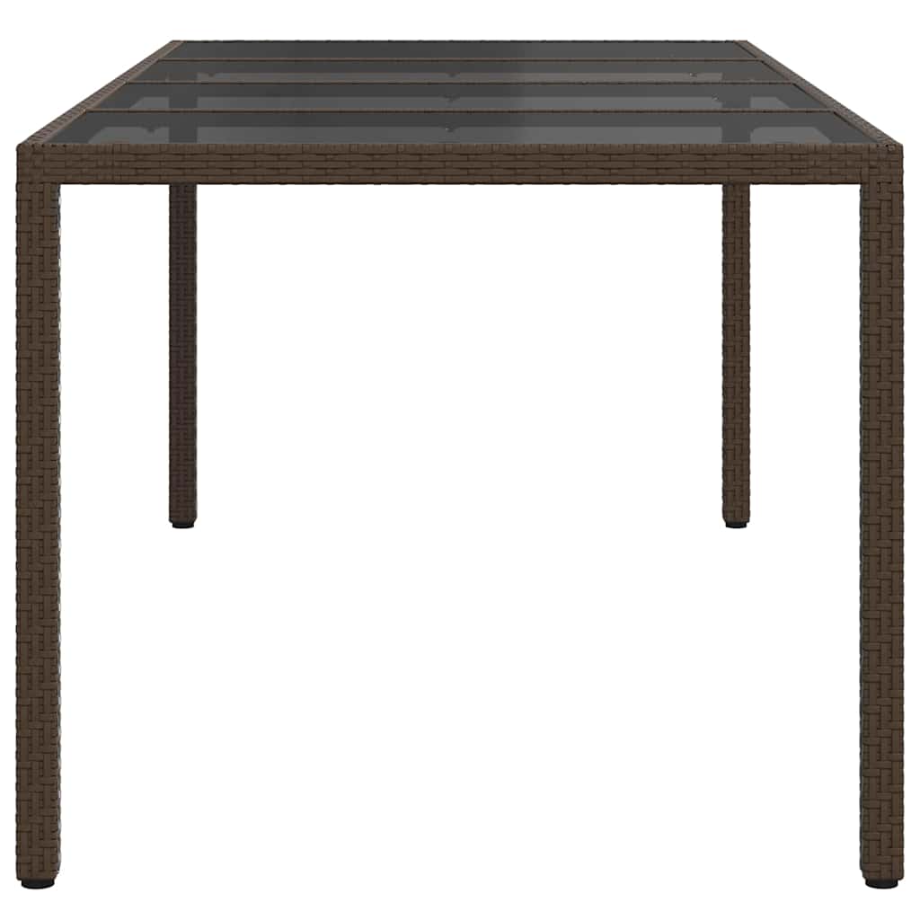 Masă de grădină pentru dining Maro 190 x 90 x 75 cm Rattan poli GartenMobel Dekor