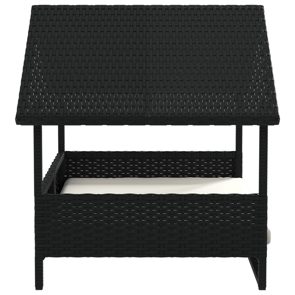 Casă pentru câini cu pernă, poliratan GartenMobel Dekor