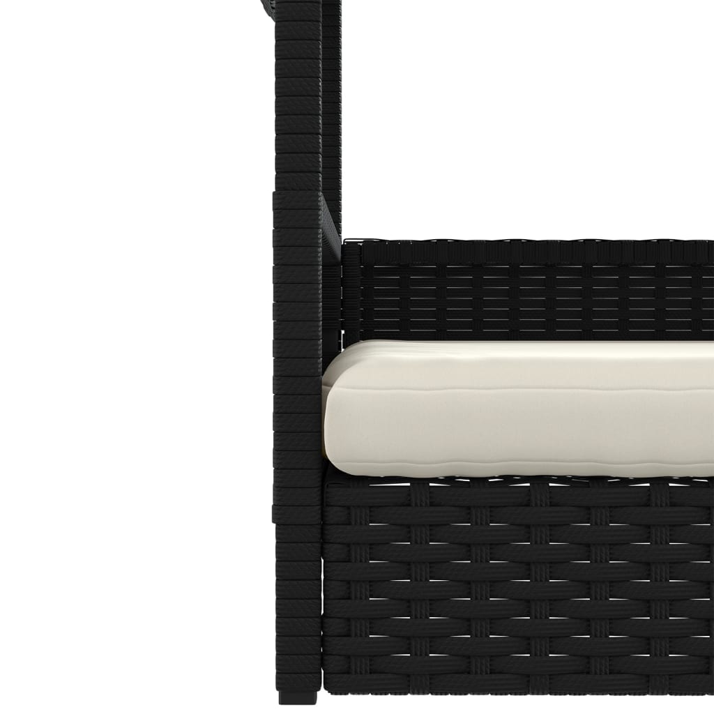 Casă pentru câini cu pernă, poliratan GartenMobel Dekor