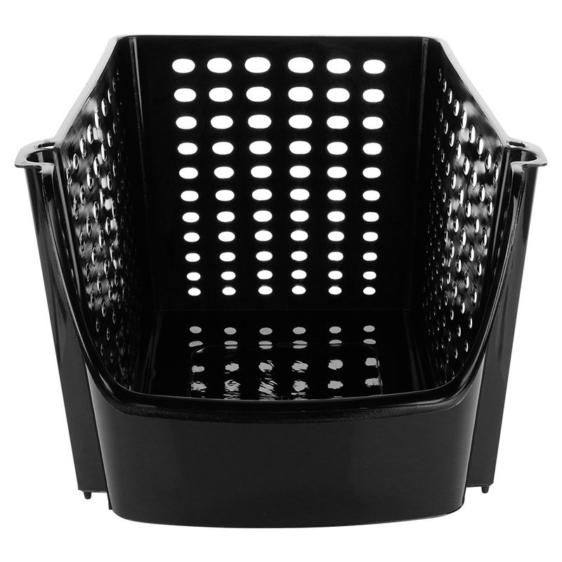 Coșul pentru depozitarea legumelor și fructelor negru, 29×21×16 cm Handy KitchenServ