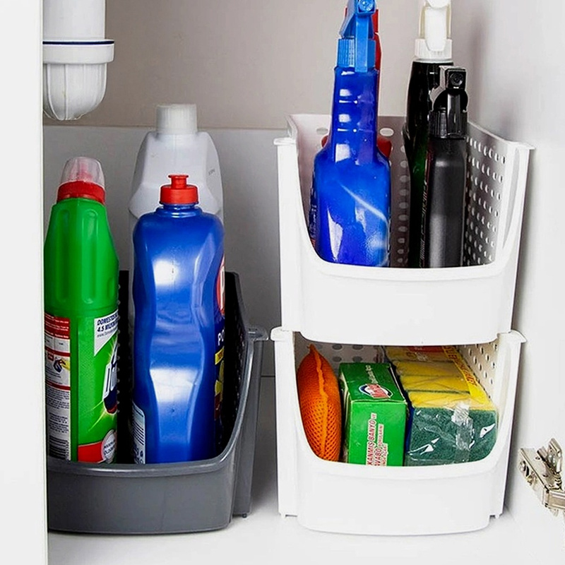 Coșul pentru depozitarea legumelor și fructelor negru, 29×21×16 cm Handy KitchenServ