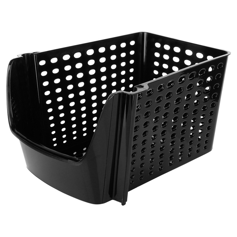 Coșul pentru depozitarea legumelor și fructelor negru, 29×21×16 cm Handy KitchenServ