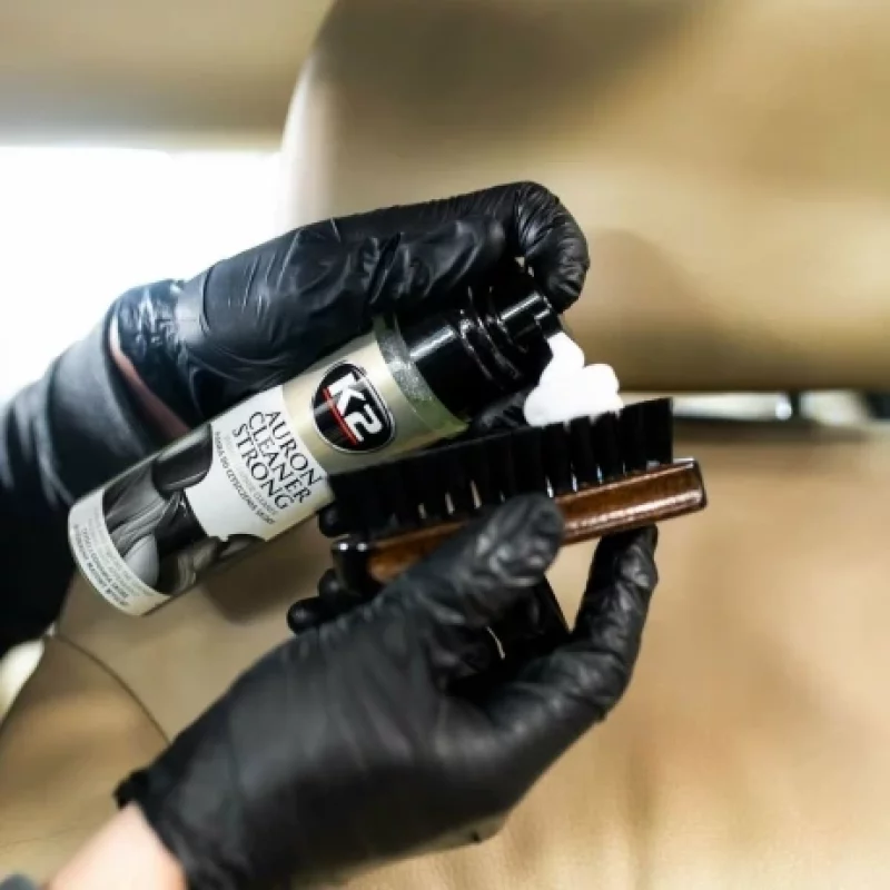 Kit curatare si intretinere piele Auron Strong K2 Garage AutoRide