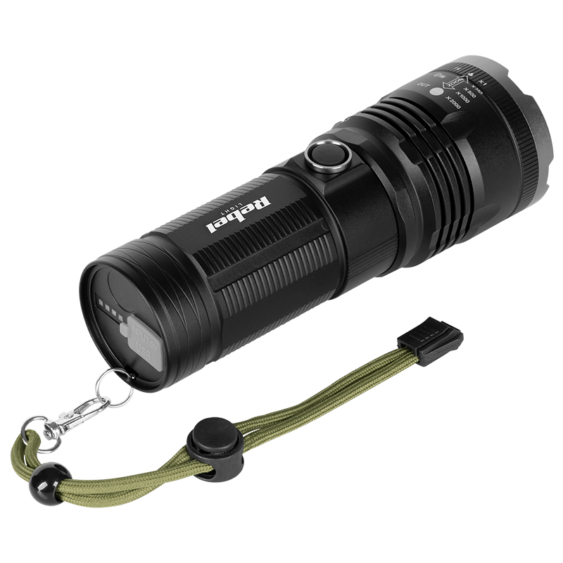 LANTERNA ALUMINIU LED 20W 4.2V 4500MAH 2000LM REBEL EuroGoods Quality