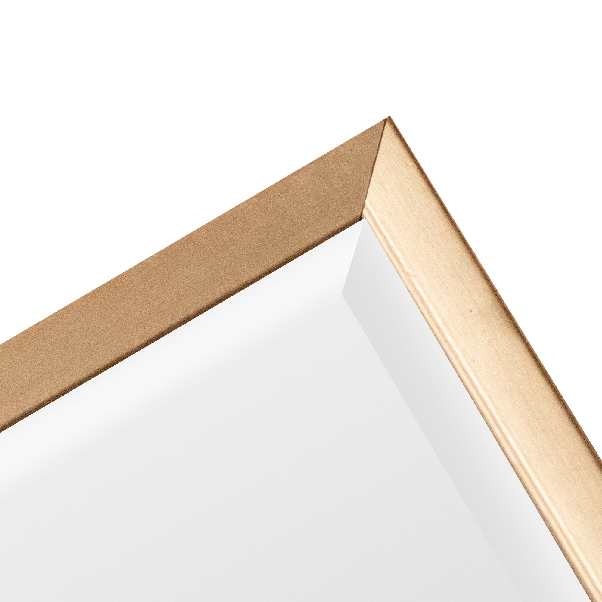 Oglinda de perete, en.casa, Novoli, 71,8 x 51,8 cm, plastic, auriu, dreptunghiulara HausGarden Leisure