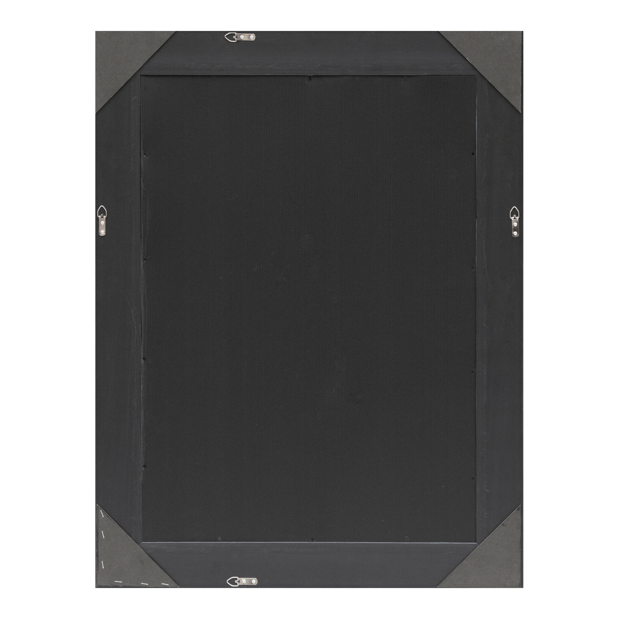 Oglinda de perete, en.casa, Ocre, 104 x 74 cm, plastic, gri argintiu, forma dreptunghiulara HausGarden Leisure