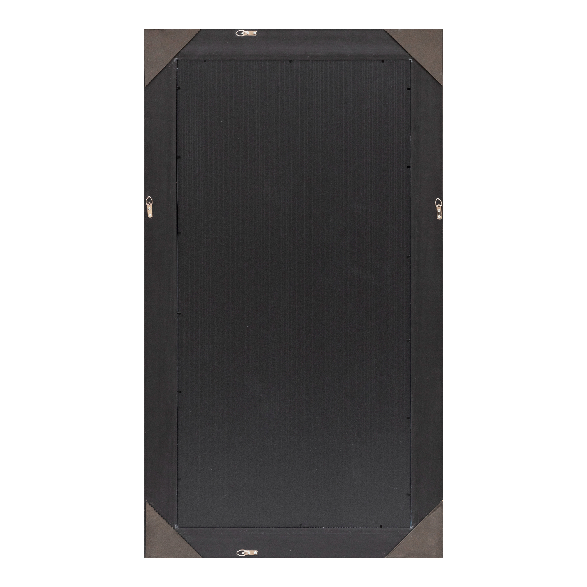 Oglinda de perete, en.casa, Ocre, 114 x 64 cm, plastic, gri argintiu, forma dreptunghiulara HausGarden Leisure