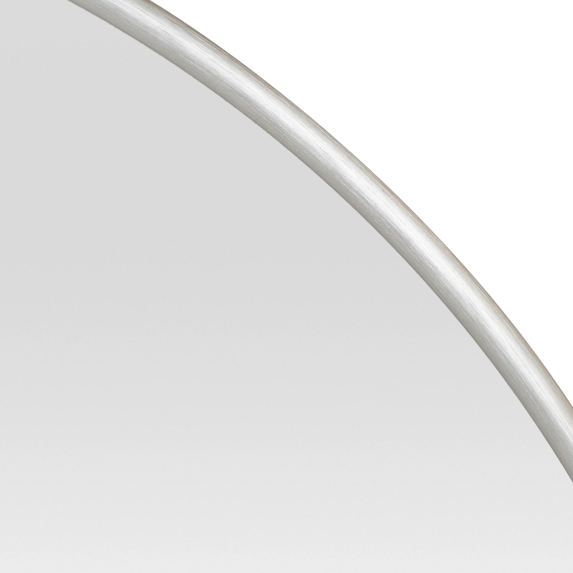 Oglinda de perete, en.casa, PXIT-0234 Ordona, 40 cm, aluminiu, argintiu sampanie, forma rotunda HausGarden Leisure