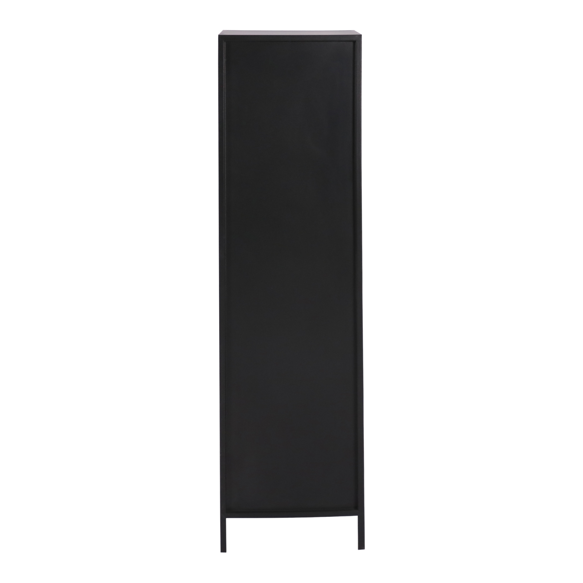 Raft, en.casa, PXSL-0150 Akaa, 133 x 35 x 35 cm, otel, negru, 5 kg, de sine statator, cu 4 polite depozitare HausGarden Leisure