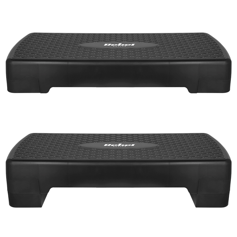 STEPPER AEROBIC 68CM AJUSTABIL 2 NIVELE REBEL ACTIVE EuroGoods Quality