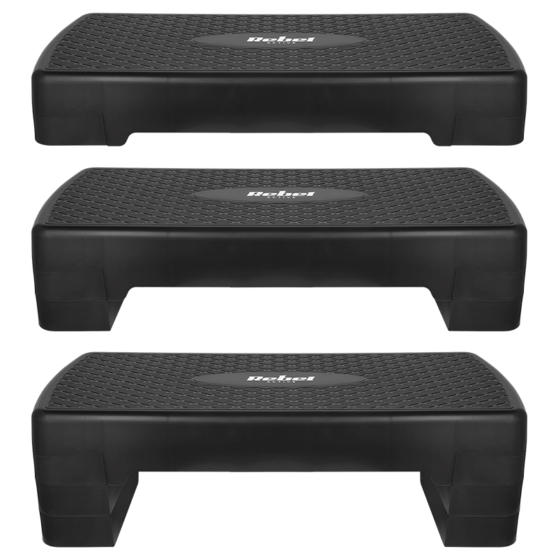 STEPPER AEROBIC 68CM AJUSTABIL 3 NIVELE REBEL ACTIVE EuroGoods Quality