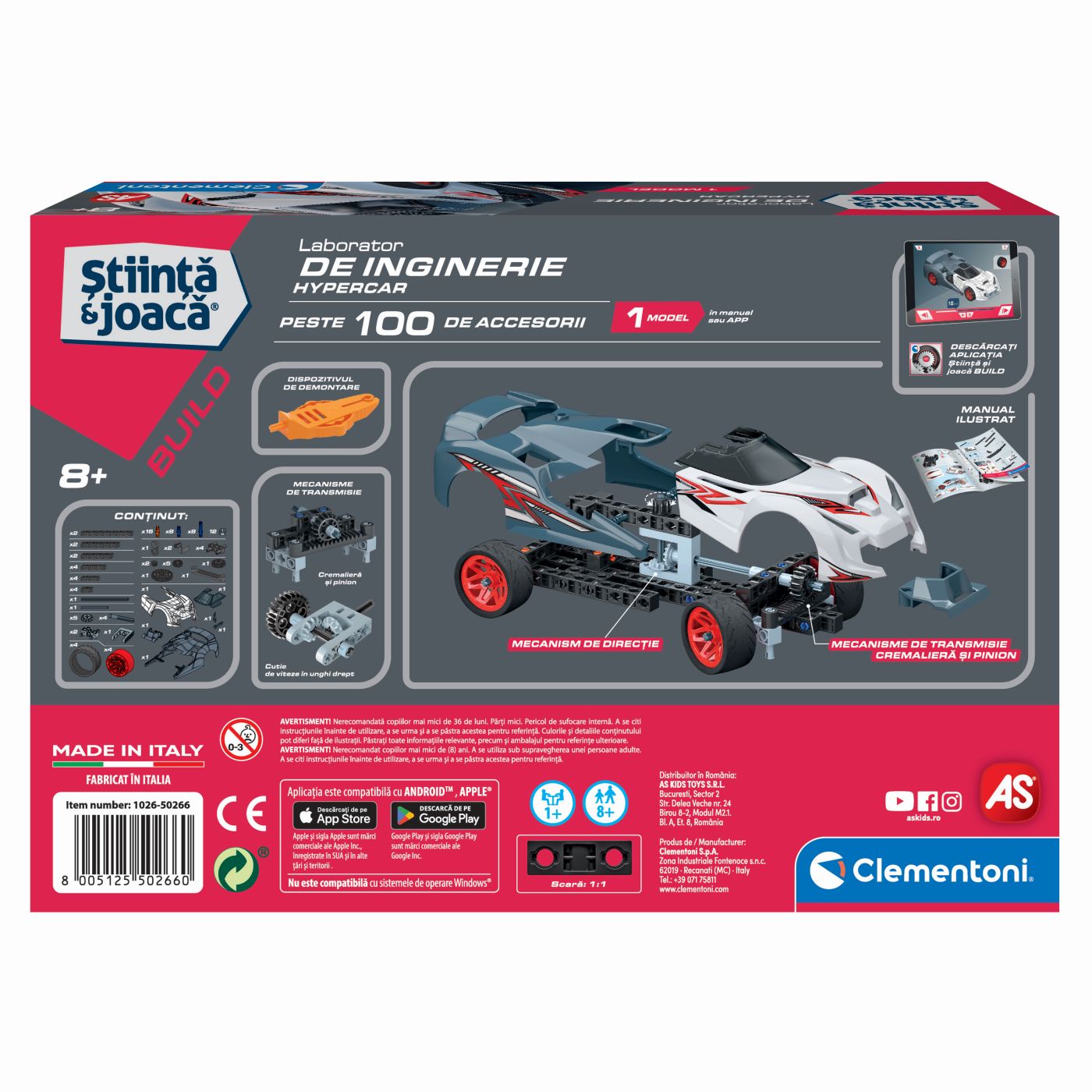 STIINTA SI JOACA LABORATOR DE INGINERIE HYPERCAR SuperHeroes ToysZone