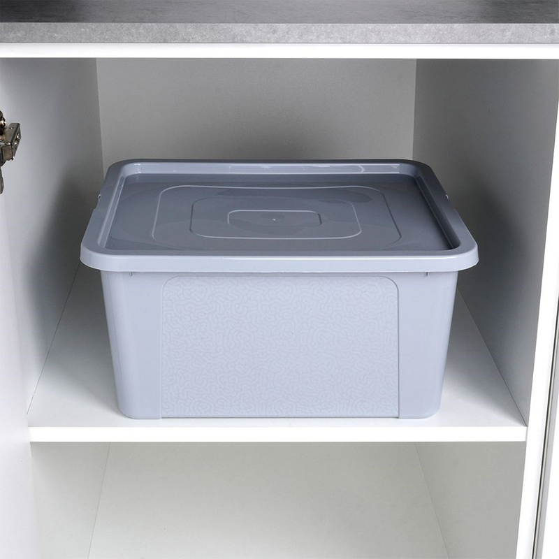 Containerul de depozitare cu capac 20 l, gri deschis Handy KitchenServ