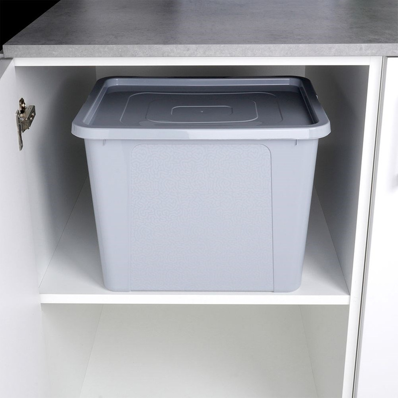 Containerul de depozitare cu capac 30 l, gri deschis Handy KitchenServ