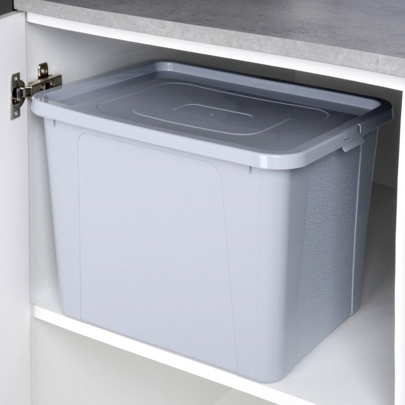 Containerul de depozitare cu capac 30 l, gri deschis Handy KitchenServ