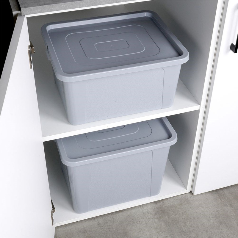 Containerul de depozitare cu capac 30 l, gri deschis Handy KitchenServ