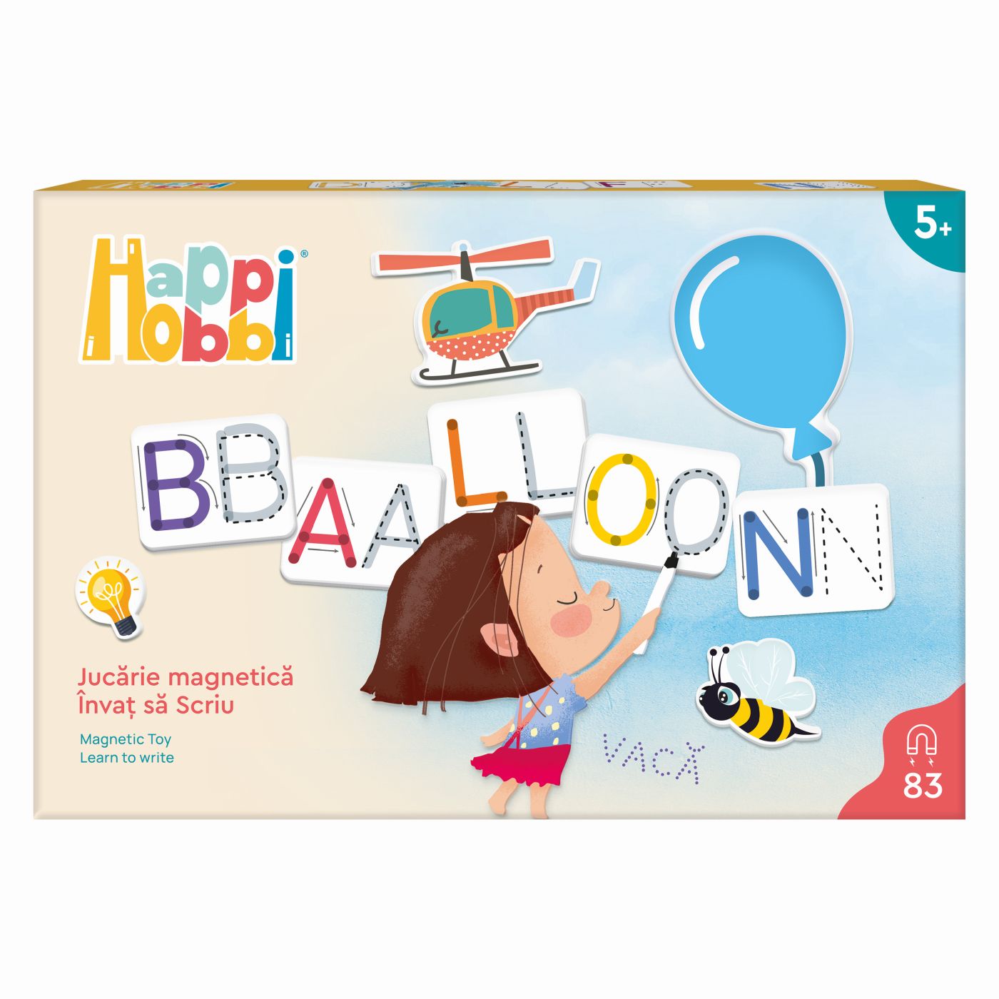 HAPPI HOBBI JUCARIE MAGNETICA INVAT SA SCRIU SuperHeroes ToysZone