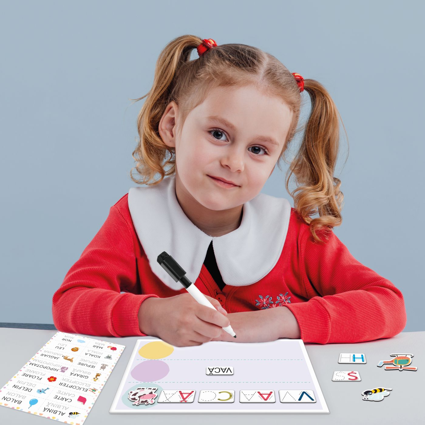 HAPPI HOBBI JUCARIE MAGNETICA INVAT SA SCRIU SuperHeroes ToysZone