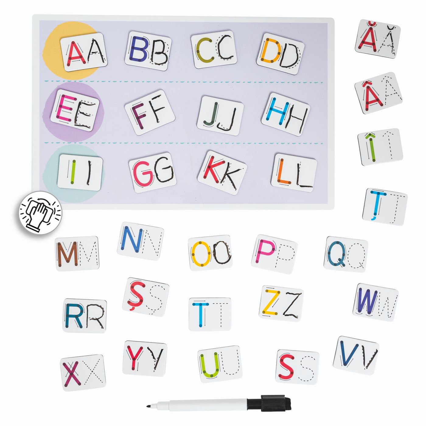 HAPPI HOBBI JUCARIE MAGNETICA INVAT SA SCRIU SuperHeroes ToysZone