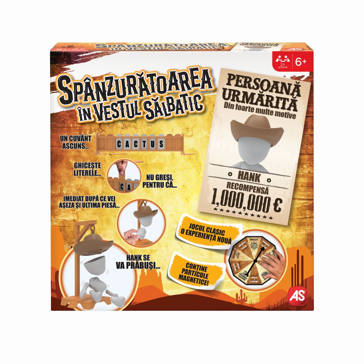 JOC DE SOCIETATE SPANZURATOAREA IN VESTUL SALBATIC IN LIMBA ROMANA SuperHeroes ToysZone
