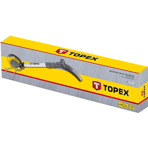 Roata masurat distante cu afisaj digital, raza 10000m TOPEX 31C800 HardWork ToolsRange