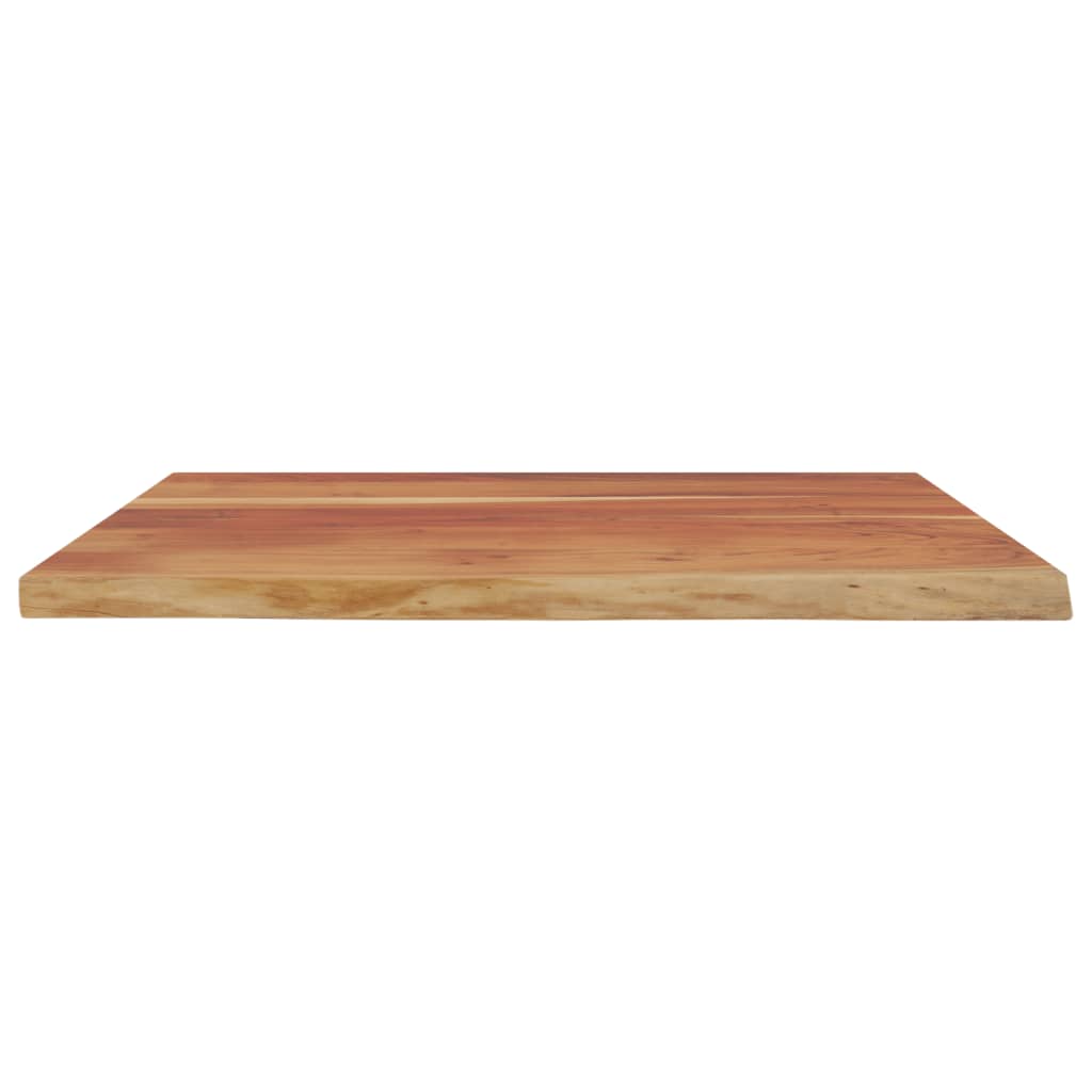Blat birou 100x80x3,8 cm dreptunghiular lemn acacia margine vie GartenMobel Dekor
