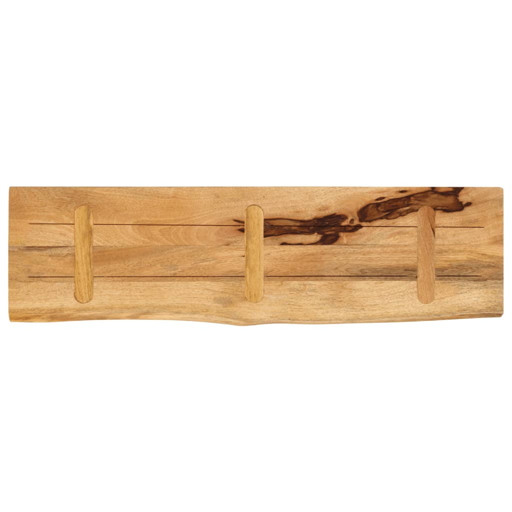 Blat de masă margine naturală, 100x30x3,8 cm, lemn masiv mango GartenMobel Dekor