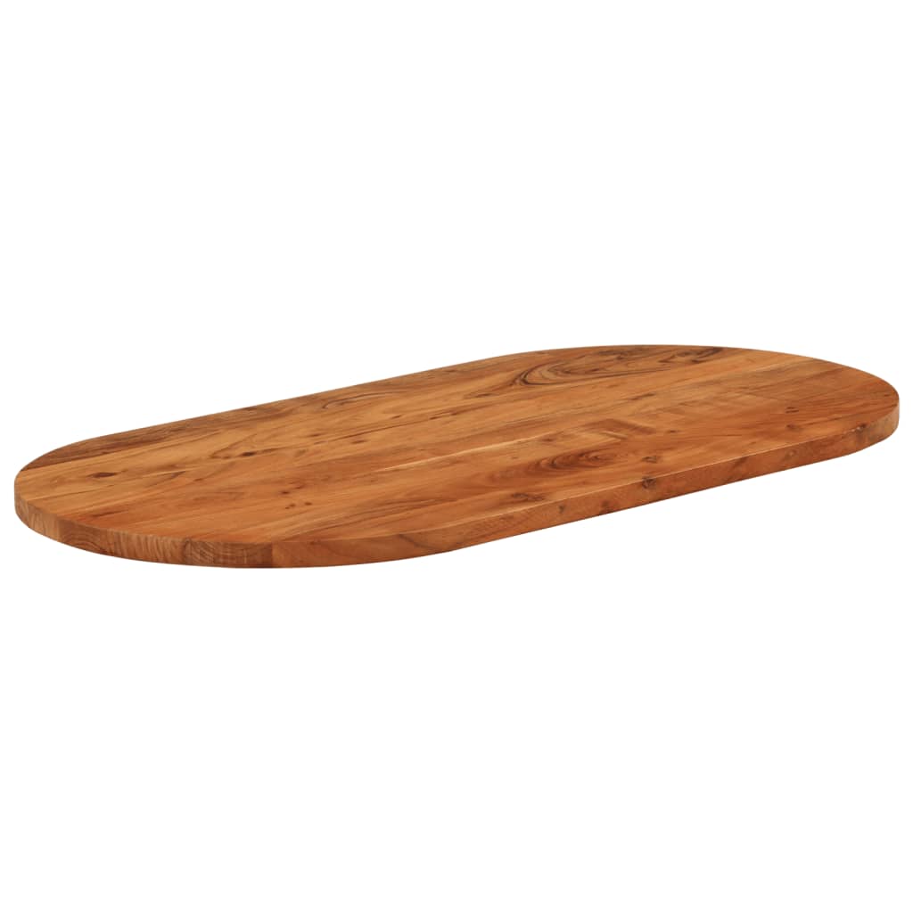 Blat de masă oval, 120x60x2,5 cm, lemn masiv de acacia GartenMobel Dekor
