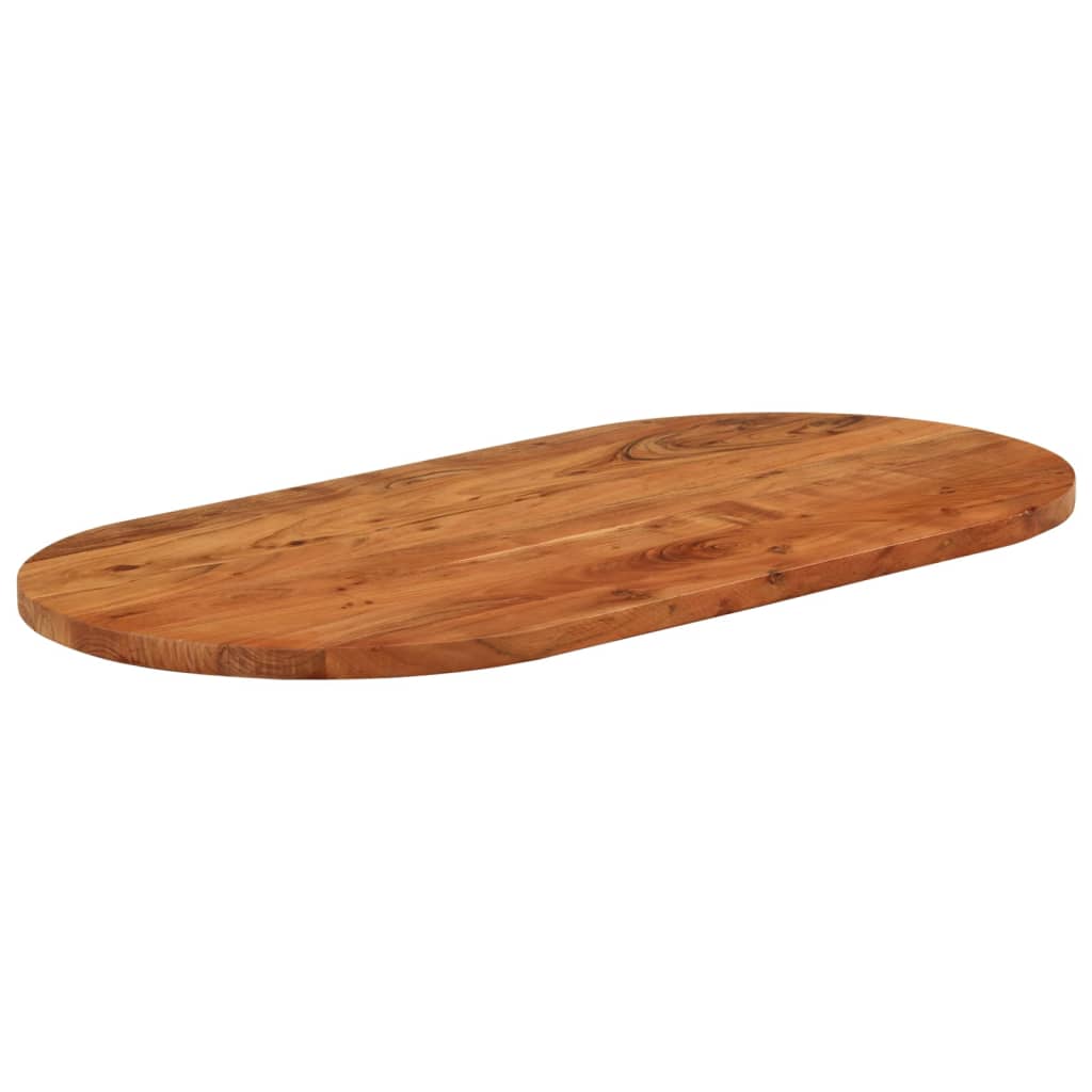 Blat de masă oval, 120x60x3,8 cm, lemn masiv de acacia GartenMobel Dekor