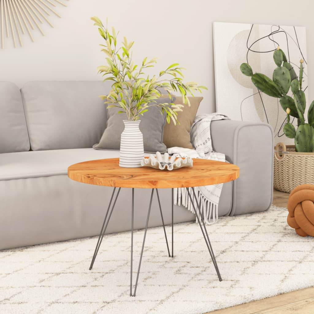 Blat de masă rotund, Ø70x2,5 cm, lemn masiv de acacia GartenMobel Dekor