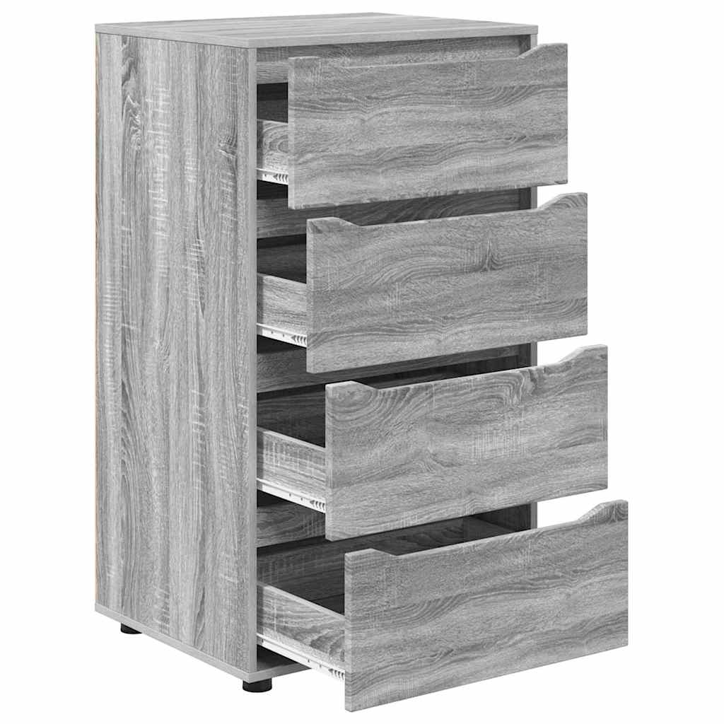 Dulapuri de depozitare 2 pcs Gri Sonoma 60 x 48 x 105 cm GartenMobel Dekor