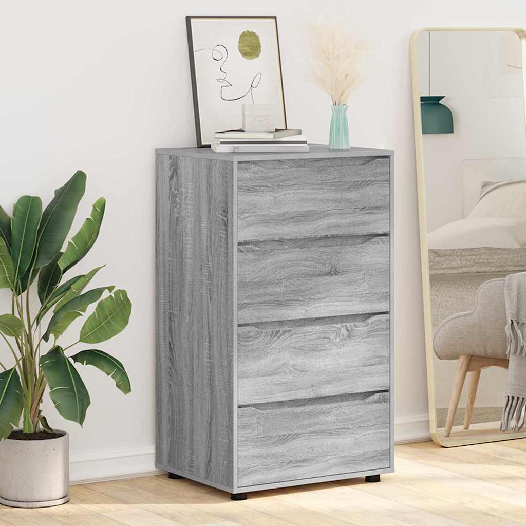 Dulapuri de depozitare 2 pcs Gri Sonoma 60 x 48 x 105 cm GartenMobel Dekor