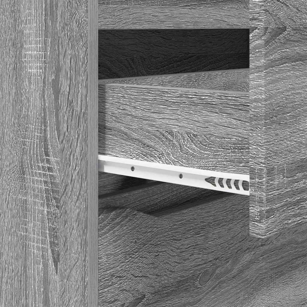 Dulapuri de depozitare 2 pcs Gri Sonoma 80 x 48 x 105 cm GartenMobel Dekor