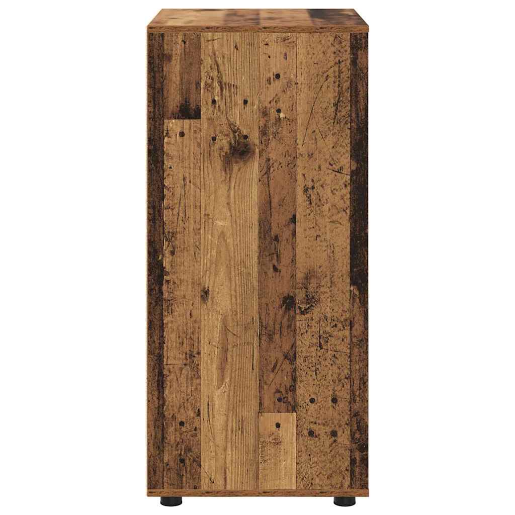 Dulapuri de depozitare 2 pcs Lemn Vechi 60 x 48 x 105 cm GartenMobel Dekor