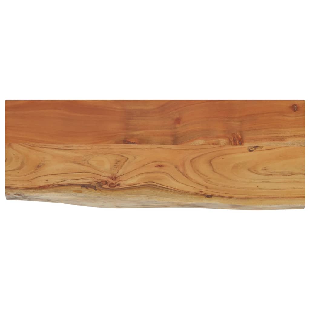 Raft perete 80x30x3,8 cm dreptunghiular lemn acacia margine vie GartenMobel Dekor