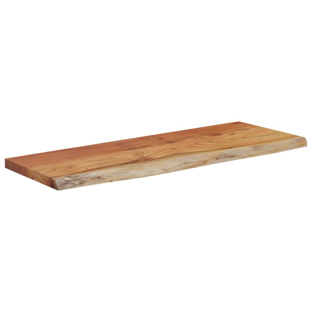 Raft perete 80x30x3,8 cm dreptunghiular lemn acacia margine vie GartenMobel Dekor