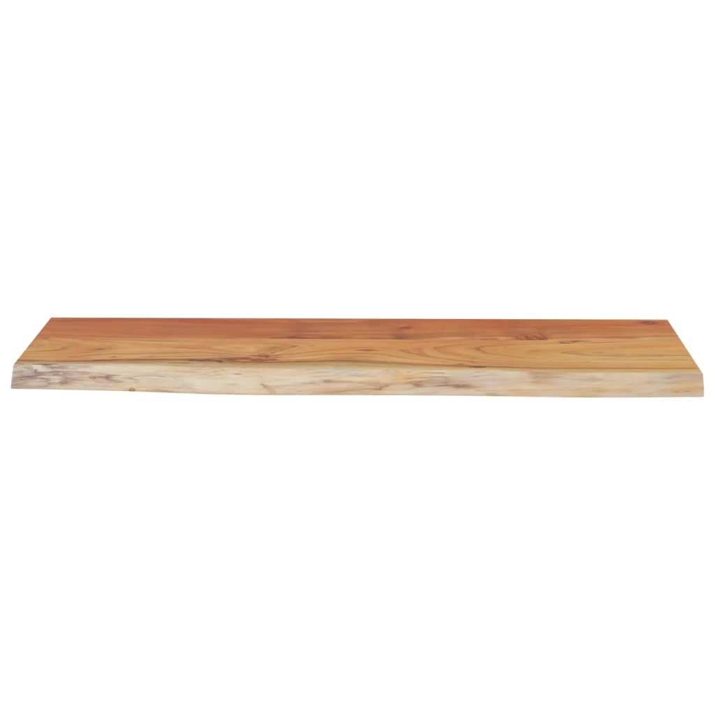 Raft perete 80x30x3,8 cm dreptunghiular lemn acacia margine vie GartenMobel Dekor